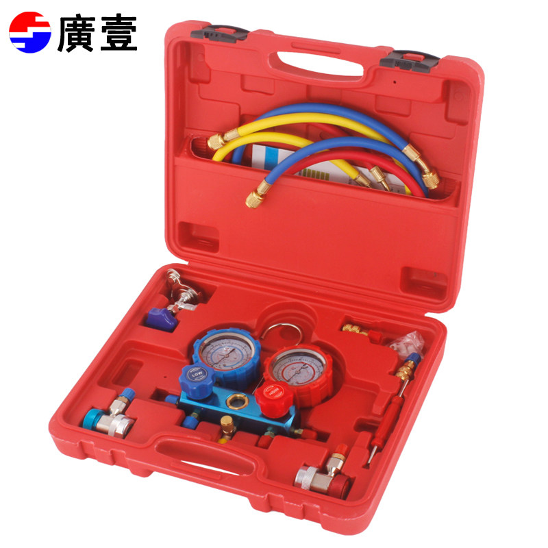 Automobile household with oil snow seed gauge fluoride meter wide one refrigerant meter air conditioning meter R134A R22 R410 pressure gauge