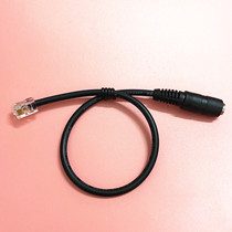 RJ9 4P4C phone handle receiver crystal head turn 3 5mm phone headphone connection line non-percentily compatible