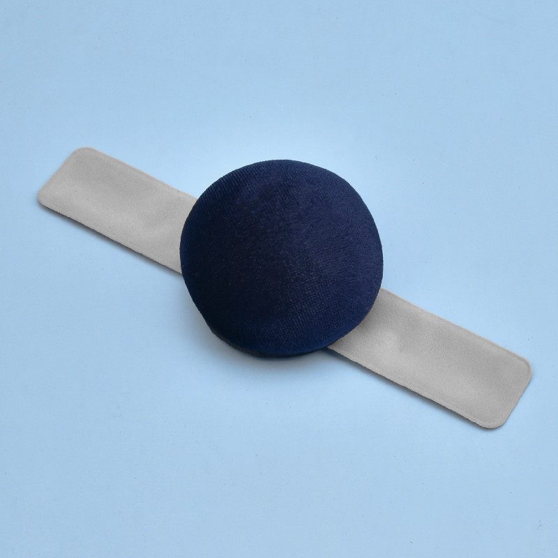 High-grade wrist sewing art patchwork sewing manual needle insertion vertical cutting needle small black clip bag needle thread insertion vertical cutting tool navy blue