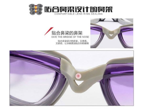 Kính chống nước Chau Ke chống nước thời trang HD thoải mái không có dấu vết kính bơi chuyên nghiệp kính bơi trong nhà - Goggles giá kính bơi trẻ em