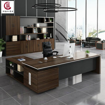 Boss desk Office desk Simple modern atmosphere Office desk Large desk President supervisor office desk and chair combination