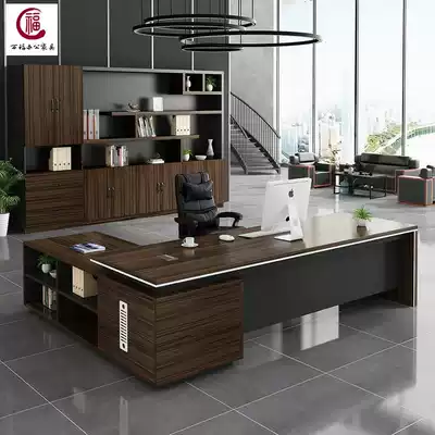 Bosdesk desk simple modern atmosphere office desk large class desk president in charge office table and chair combination