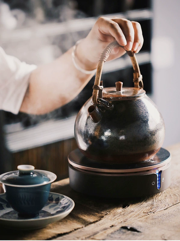 茗 堂 Bếp gốm điện nhỏ Bếp trà Nồi sắt Đốt nồi thủy ngân Lò sưởi nhỏ Kung Fu Bếp trà - Bếp điện