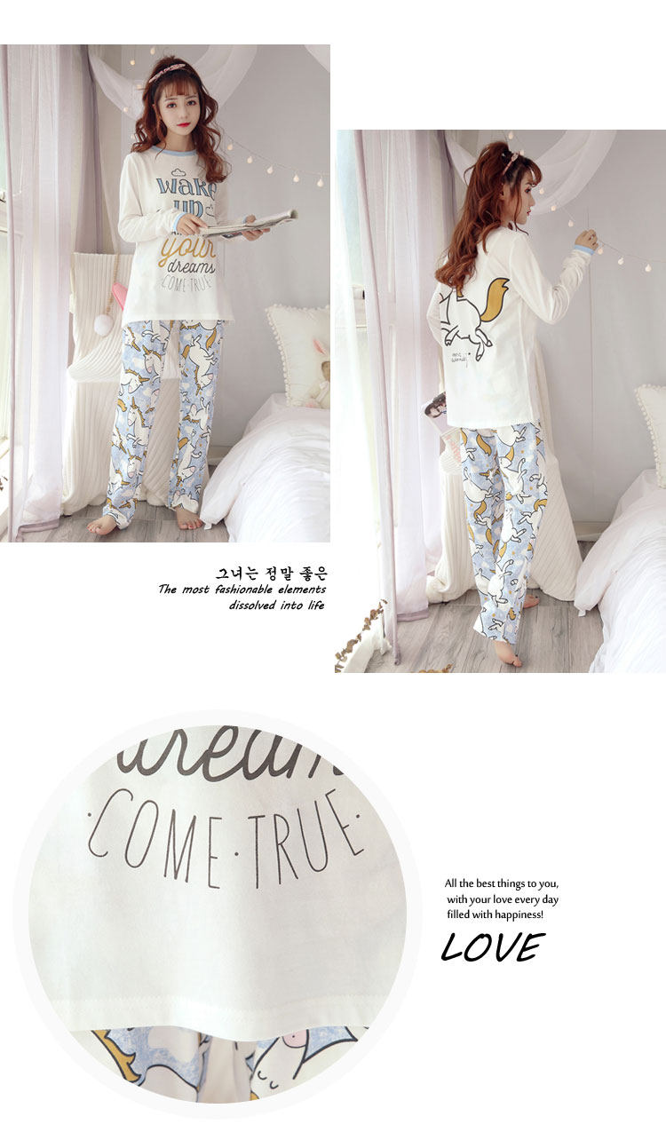 Pyjama pour femme en Coton à manches - Ref 2995380 Image 39