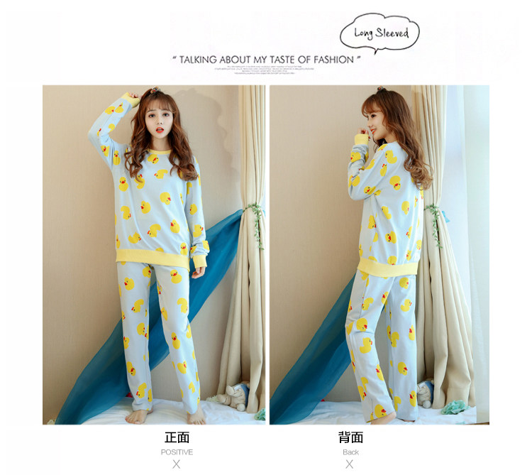 Pyjama pour femme en Coton à manches - Ref 2995380 Image 38