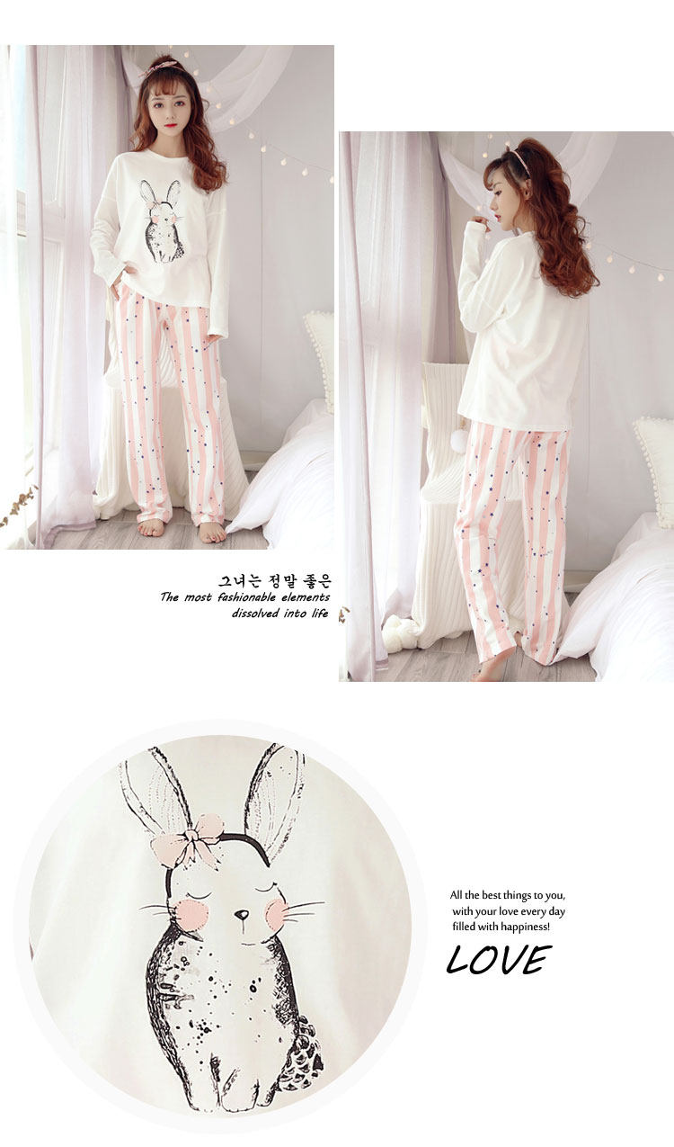 Pyjama pour femme en Coton à manches - Ref 2995380 Image 40