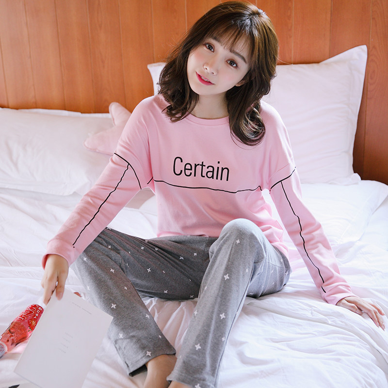 Pyjama pour femme en Coton à manches - Ref 2995380 Image 4