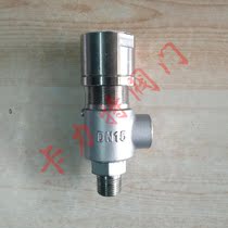 Stainless steel safety valve A21W-16P 304 screw mouth safety valve reactor safety valve screw thread safety valve