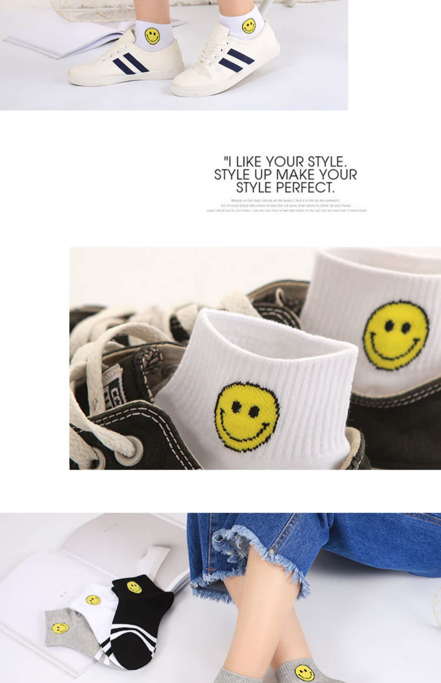 Vớ nữ mùa hè vớ mỏng miệng nông Hàn Quốc dễ thương cười ngắn ống cotton Nhật Bản sọc đại học vớ thuyền buồm nữ - Vớ sợi tre tất xỏ ngón