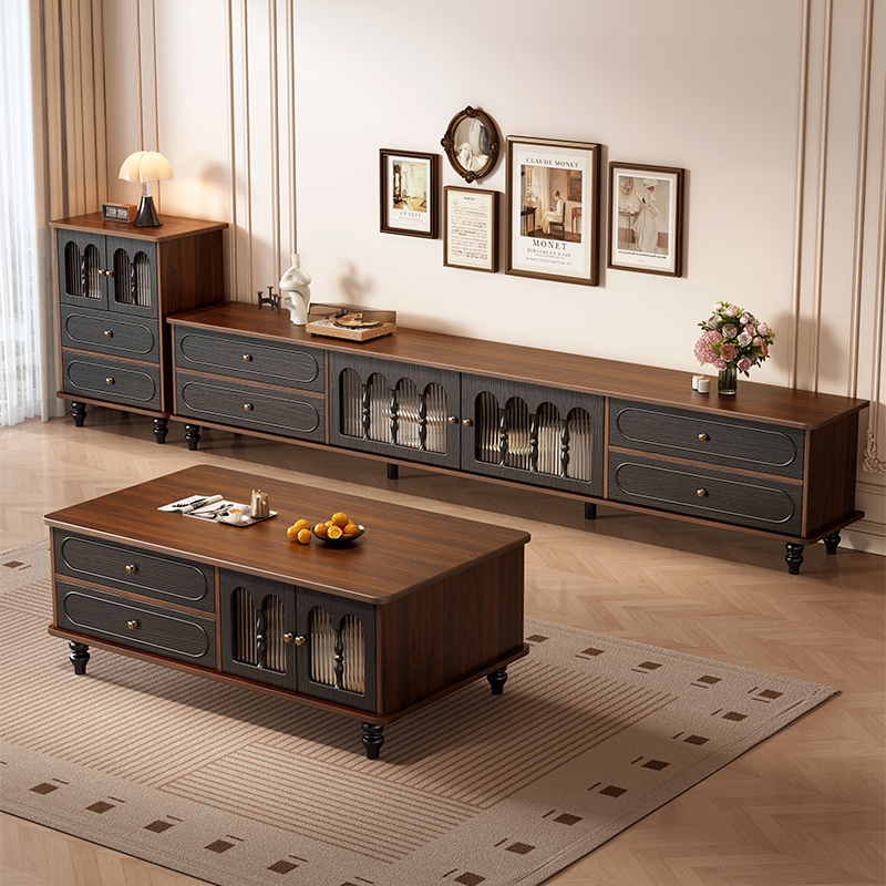 Medieval-Style Tv Cabinet, Coffee Table, Side Cabinet Combination Cabinet, 2026 New French Retro Miscellaneous Cabinet, Storage Cabinet Medieval-Style Tv Cabinet, Coffee Table, Side Cabinet Combination Cabinet, 2026 New French Retro Miscellaneous Cabinet, Storage Cabinet