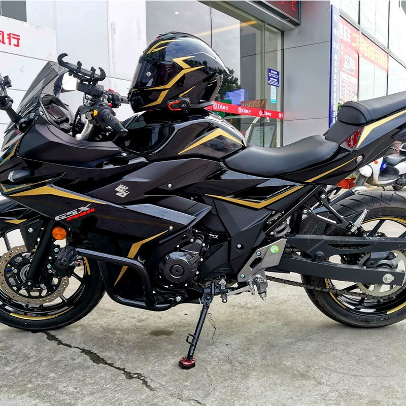 Подходит для наклейки на Suzuki GSX250R, автомобильная наклейка, мотоцикл, модификация, тянущий узор, водостойкая отражающая наклейка, принт на корпусе