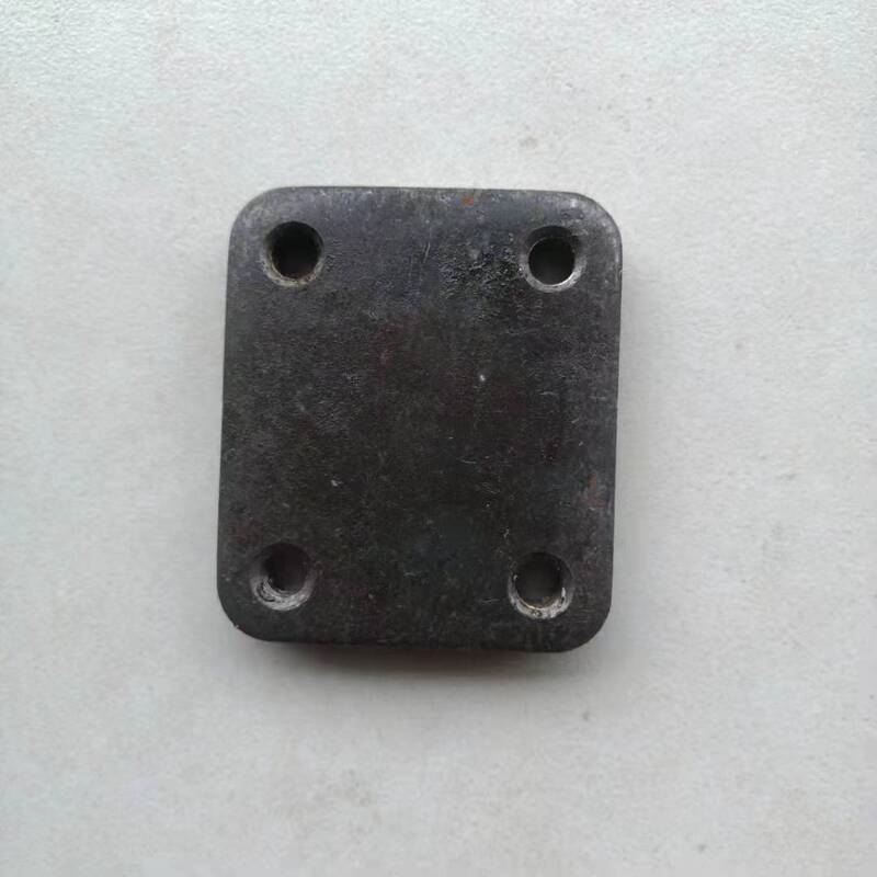 New Source Tire Hydraulic Excavator Parts Rubber Wheel 6575 Excavator Original Crushing Valve Small Arm Seat Positioning Iron Plate