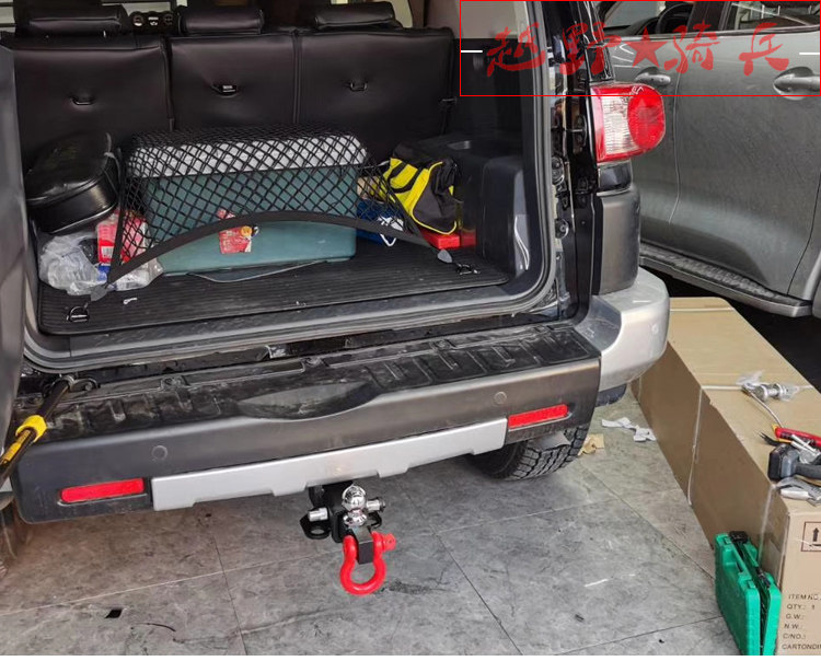 Тягово 适用于toyotafjcruiser改装专用拖车杠19款fj短款方口杠拖车钩牵引房
