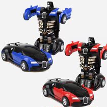 Transformers toy car Environmental protection without battery Automatic deformation robot autobot model car car
