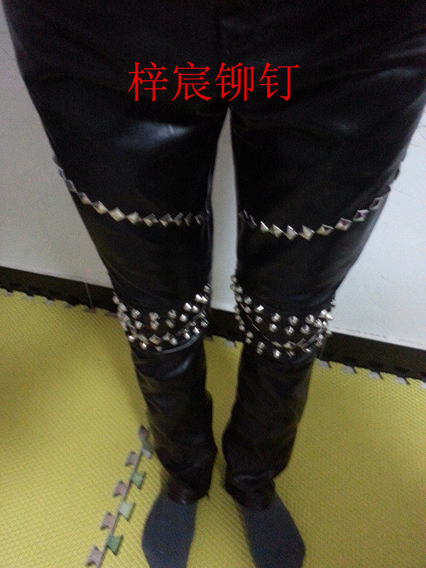 Pantalon cuir homme serré pour jeunesse - Ref 1485261 Image 28