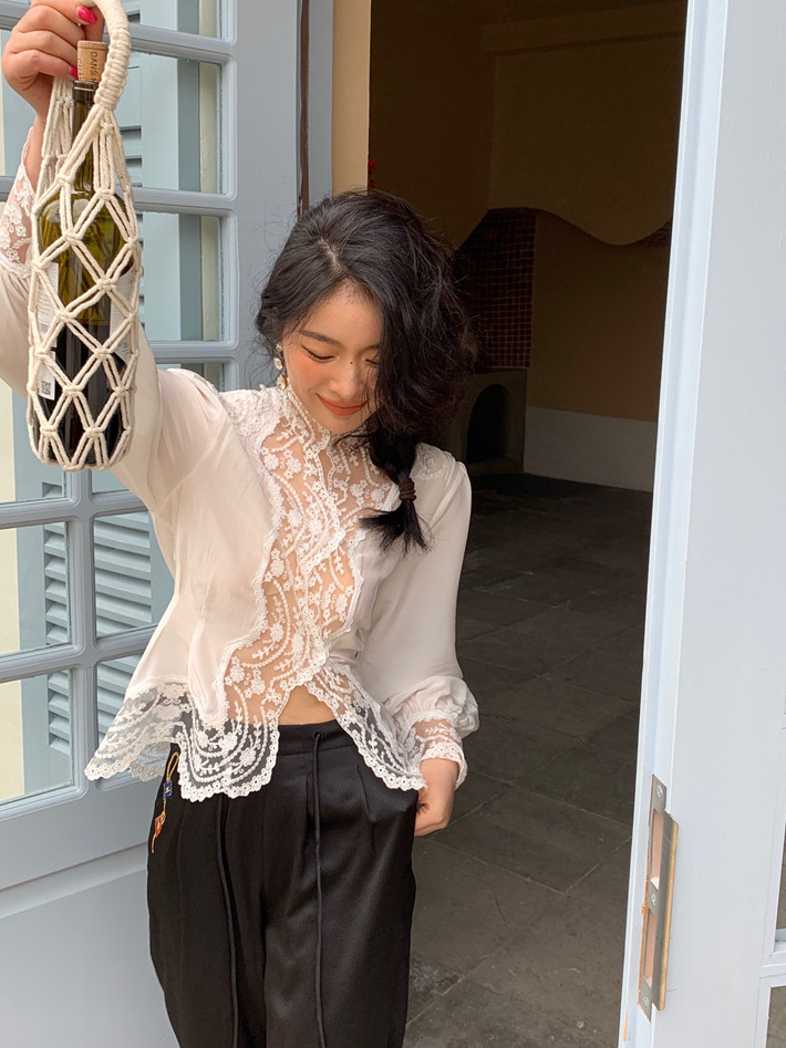 Штаны, с вышивкой, в западном стиле           