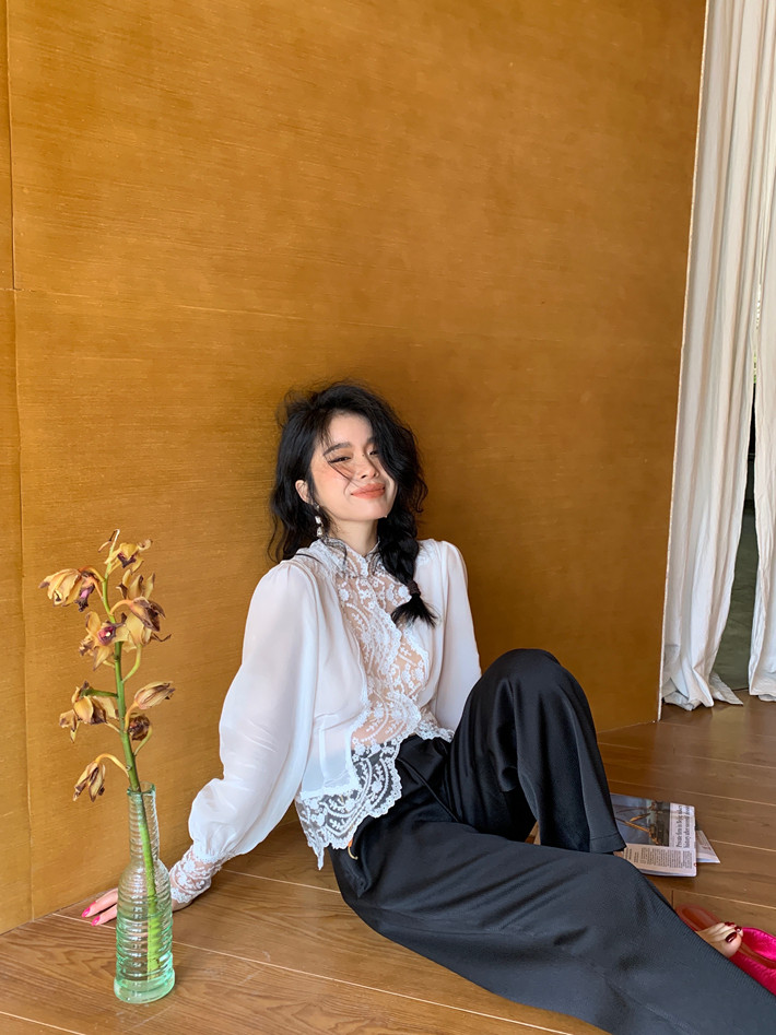 Штаны, с вышивкой, в западном стиле           