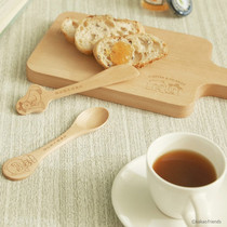 KAKAO FRIENDS×Fritz Coffee Shop joint wooden tableware Jam spatula spoon tray cutting board
