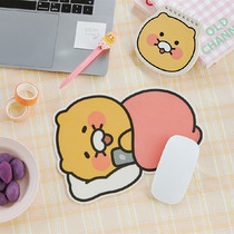 KAKAO FRIENDS cartoon spring planting stationery combined PVC mouse pad with pen notepad notepad notepad