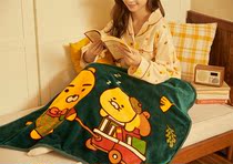 KAKAO FRIDIDNT Cartoon Lion Ryanchoonsik Spring Planting Bookstore Friends Series Blanket Air Conditioning Blanket