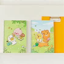 KAKAO FRIDNDS Meng Fun Camping Cartoon Lion Ryan Peach Notes Matter Handbill Notebook this notebook
