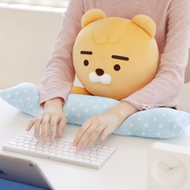 KAKAO FRIENDS Cartoon Lion Ryan Fart Peach pillow cushion Wrist pad Doll doll