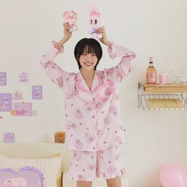 KAKAO FRIENDS joint cooperation estherbunny Bunny Rabbit P Peach womens pajama set