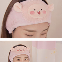 KAKAO FRIENDS new Apeach sheep fart peach bath hair band face wash makeup hair band hair band