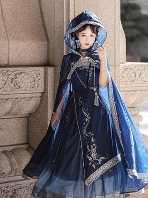taobao agent Hanfu, slip dress, trench coat, clothing, Lolita style