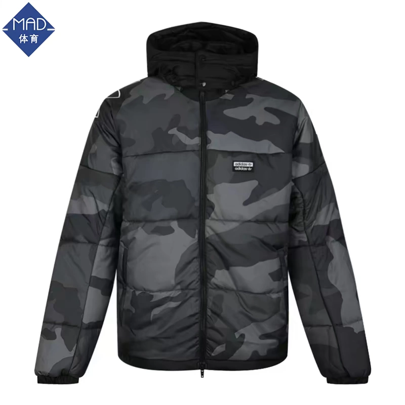 adidas Adidas Cỏ ba lá 2019 nam R.Y.V.CAMO JKT Cotton Jacket ED7183 - Quần áo độn bông thể thao