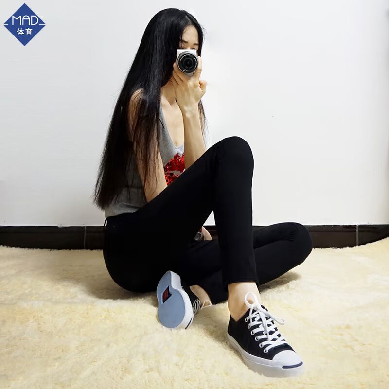 Cười chính hãng Converse Converse mở Giày vải thông thường Giày nam và nữ bằng da 101503/9 1Q698 / 9 giày thể thao thượng đình