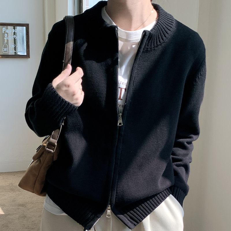 100% Cotton Pure Cotton Knitted Cardigan for Women, Spring, Autumn and Winter, Thickened, Loose, High-End Casual Zipper Sweater Jacket 100% Cotton Pure Cotton Knitted Cardigan for Women, Spring, Autumn and Winter, Thickened, Loose, High-End Casual Zipper Sweater Jacket