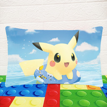 Cartoon Pikachu Kindergarten Primary And Middle School Childrens Bacteriostatic Pillow High Play Pillow Core Bifacial Pillowcase Do Not Fall
