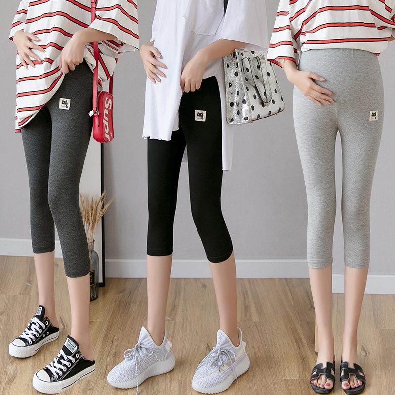 Pregnant women punching pants and fall thin 2023 new outfit safety pants pregnant women pants spring and summer shorts