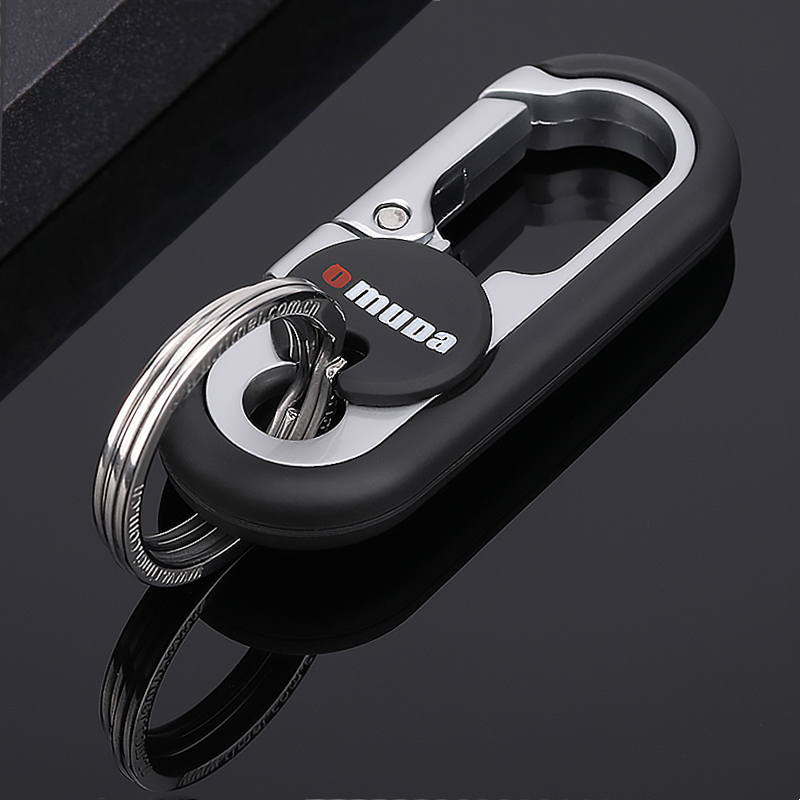 Omeda Alloy Keychain for Men, Car Key Holder, Stainless Steel Multifunctional Pendant, Personalized Creative High-End
