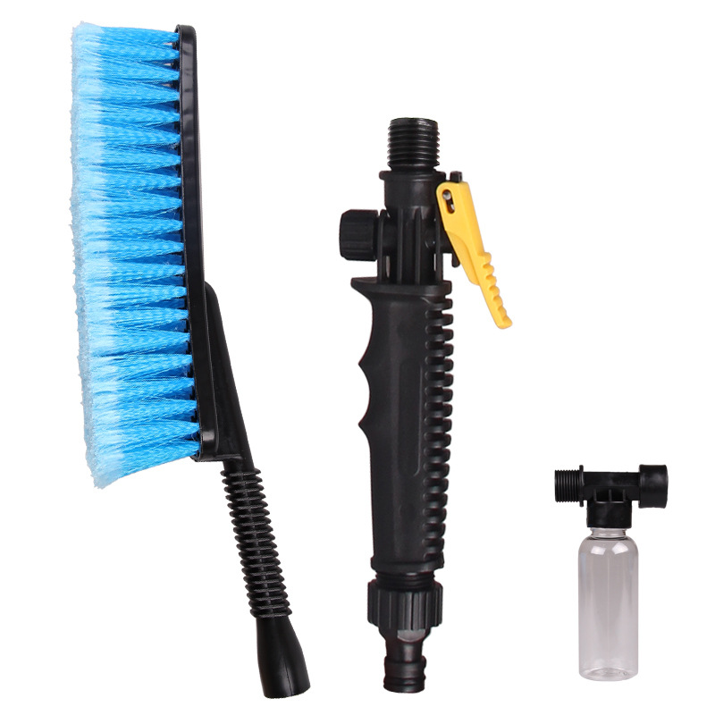 Cool foal car wash brushed water brush foam bottle long handle soft hair spray wiping car mop dust removing car cleaning tool-Taobao