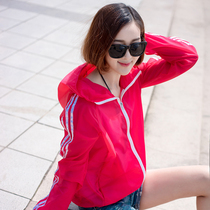 South Korea 2020 new sunscreen women in summer clothes with long sleeves slim fit jacket big code 100 hitch sun protection damp