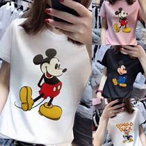 South Korea 2022 new short sleeve Mickey T-shirt female pure cotton loose Korean version ins Chaunet red early spring hit undershirt