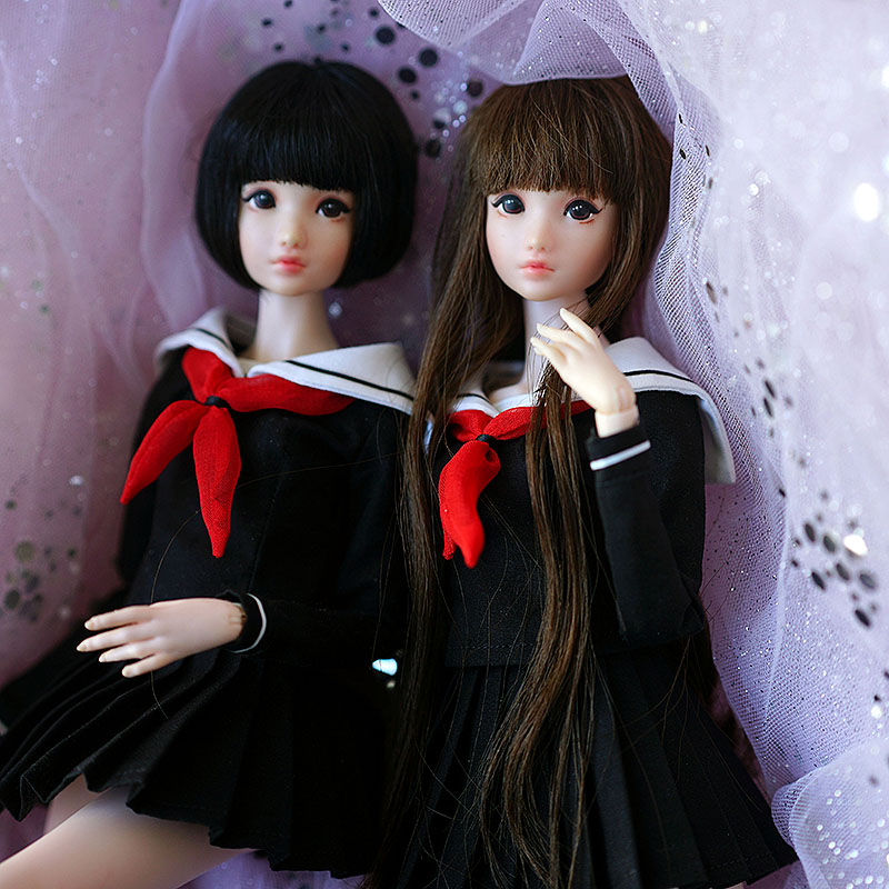 BEDOLL pocket school uniform Black melanoid sailor suit 1 6 girl bug bug body OB27 Araki doll costume