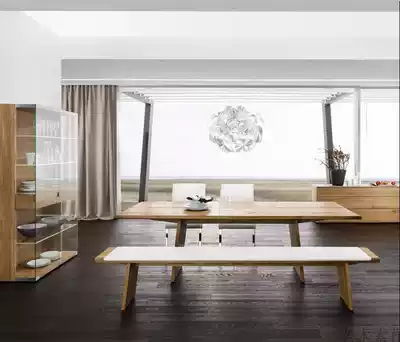 Coffee table American country antique solid wood table desk bar table hotel table personality creative dining table and chair