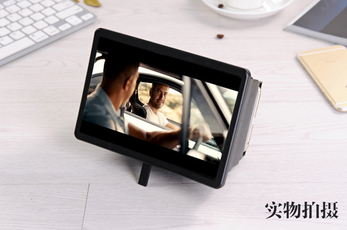 HD máy chiếu màn hình điện thoại lúp 3d xem 8.2-inch độ nét cao bộ phim tạo tác Andrews của Apple điện thoại phổ - Phụ kiện điện thoại di động giá kẹp điện thoại xe máy