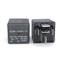 Original Songle Relay SLDH-12VDC-1C a set of converted 5-pin 60A14VDC wide-pin socket type