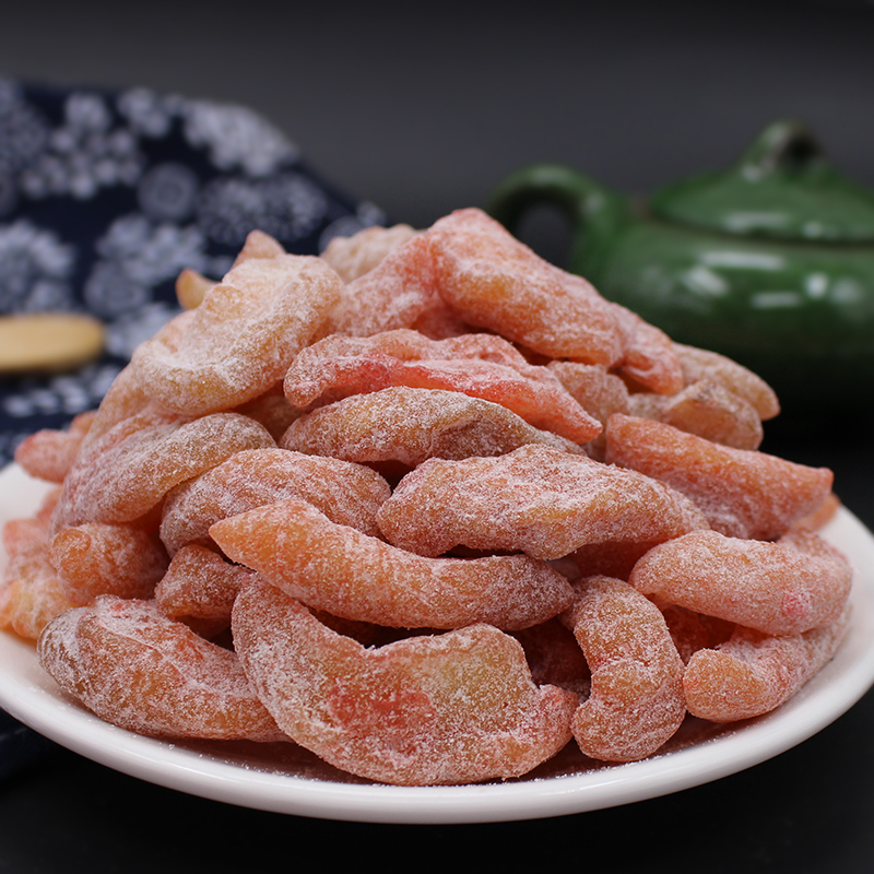 Hangzhou Terrou Salt Zingtoni Peach Dried 500g Candied Fruits Candied Fruits Candied Fruits Dried fruit dried snack