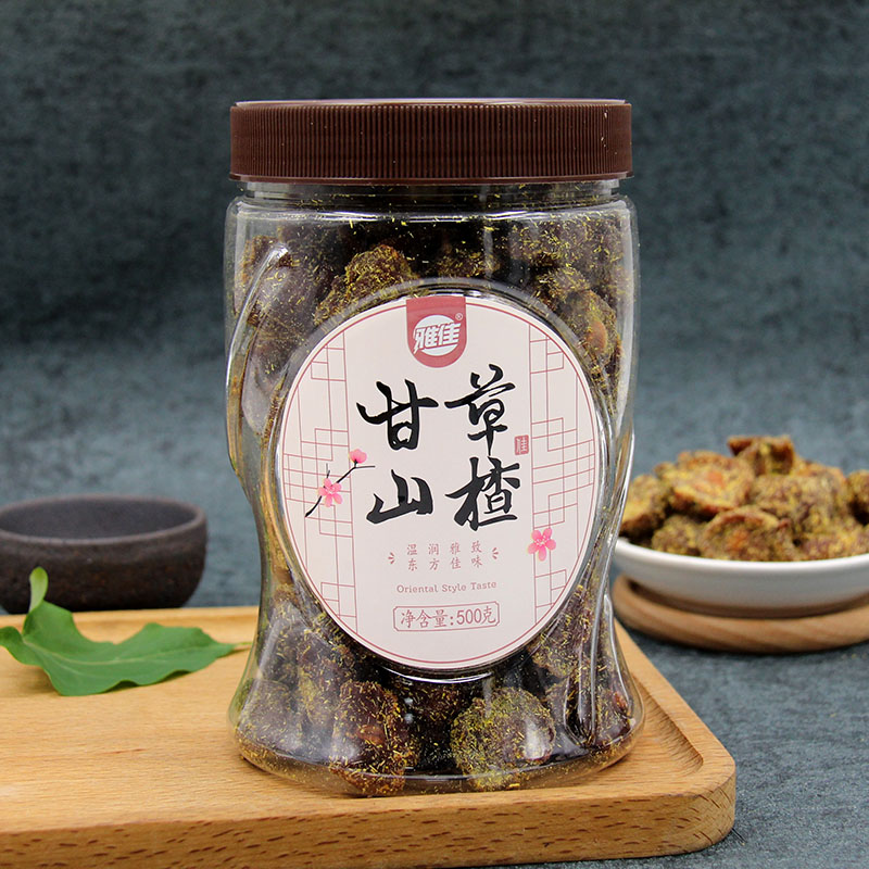 Licorice hawthorn 500g fine canned vanilla hawthorn fruit dried fruit Hangzhou specialty old taste candied fruit childhood memories