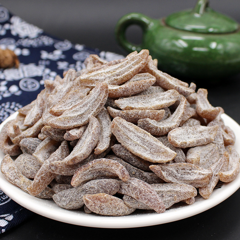 Hangzhou specialty Yanjin olive strips 500g olive flesh preserved fruit greedy snacks specialty taste sweet seedless sweet salty