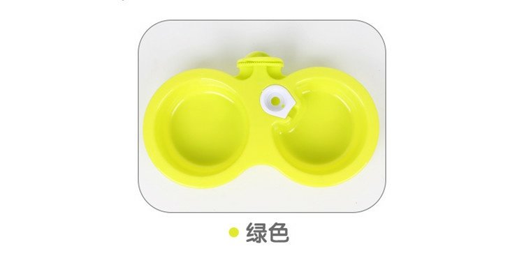 Pet mèo bát treo mèo uống bát treo lồng cố định Teddy dog ​​bát chó đôi bát con chó uống chậu - Cat / Dog hàng ngày Neccessities dụng cụ ăn uống cho chó	