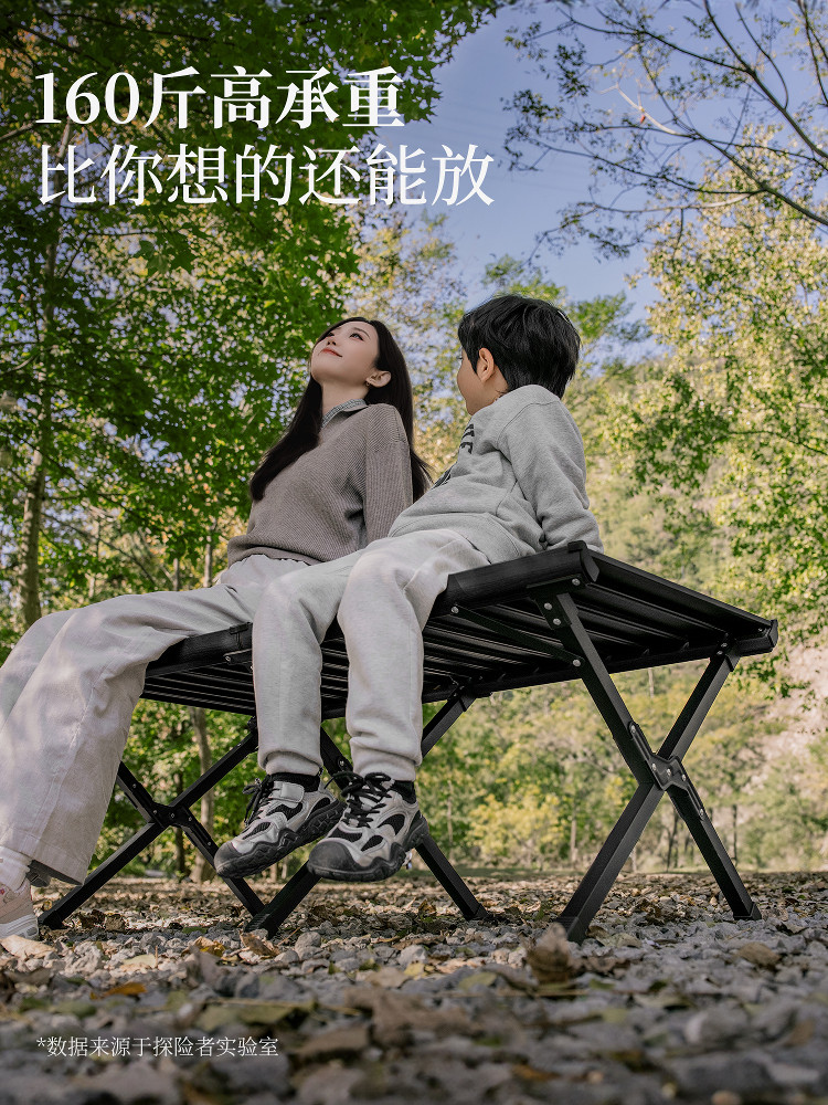 Explorer Slide-Out Egg Roll Table Camping Table and Chairs Portable Outdoor Folding Table and Chair Set Picnic Set