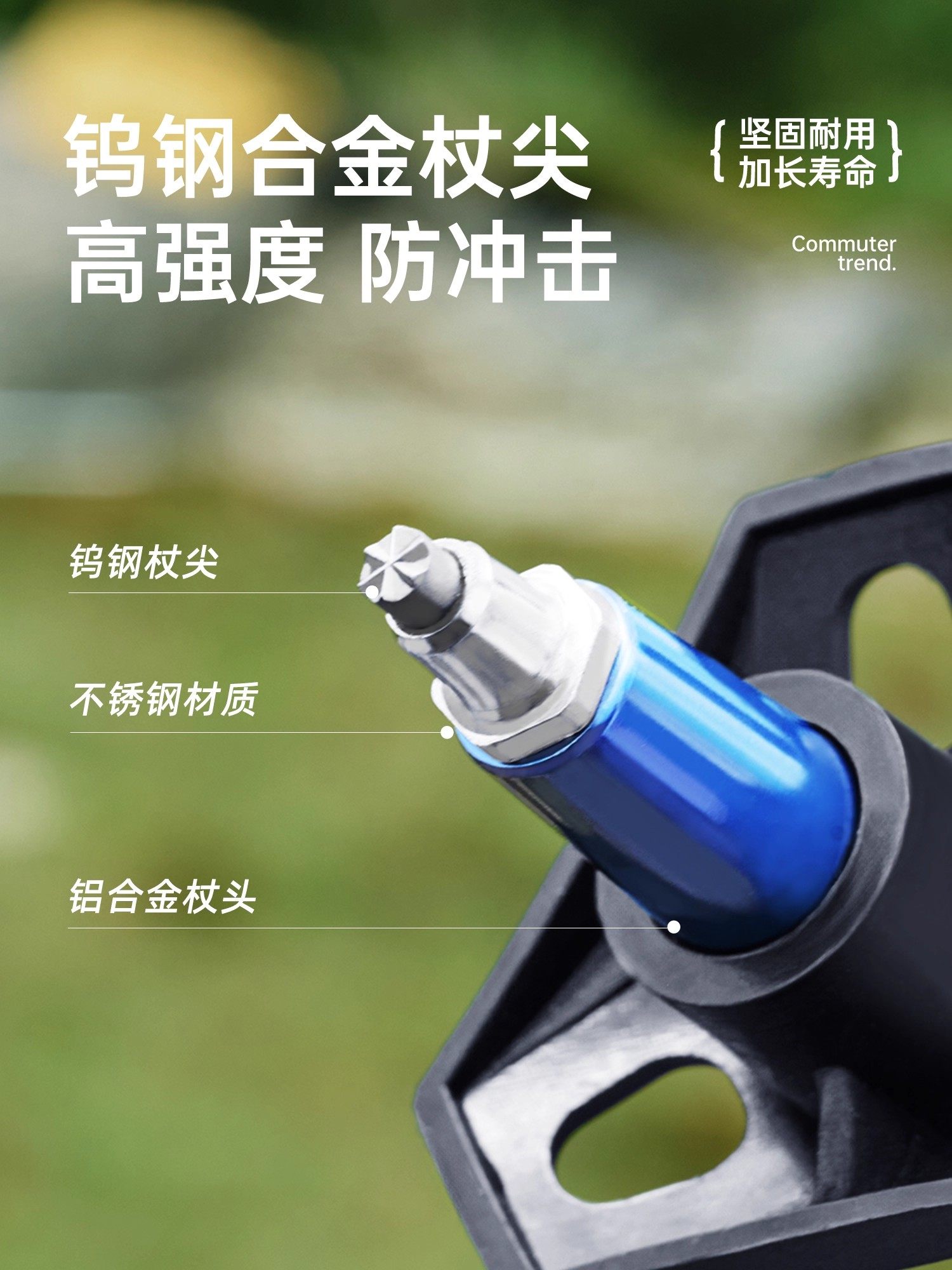 Explorer Professional Outdoor Carbon Fiber Trekking Poles Hiking Equipment Ultra-Light Telescopic Foldable Lightweight for Men and Women