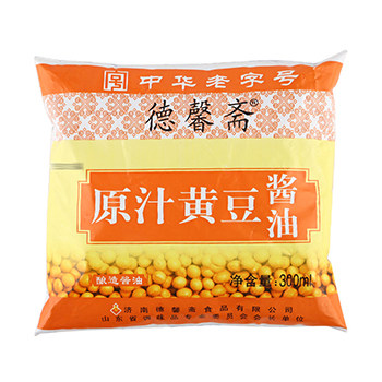 7 bags of Dejiu Sai Crude Soy Sauce Brewing Bag with 300ml Natural Non-GM Scray