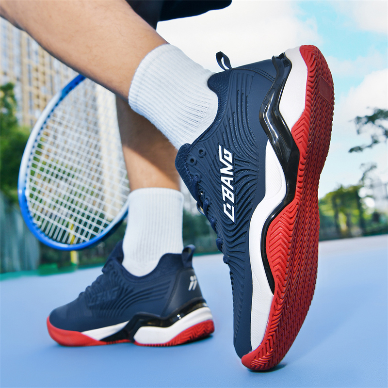 Stable Support Tennis Shoes with Mesh Surface for Men and Women, Hard Court Training Shoes, Professional Tennis Sneakers for Competition, Us Open